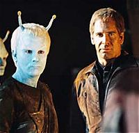 Freud & Leid einer M�nnerfreundschaft: Shran und Archer.