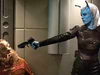 Talas bedroht den Tellariten Naarg.